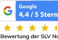 4,6 von 5 Sternen - Bewertung der SLV Nord bei Google