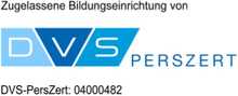 Logo Zugelassene Bildungseinrichtung von DVS PersZert